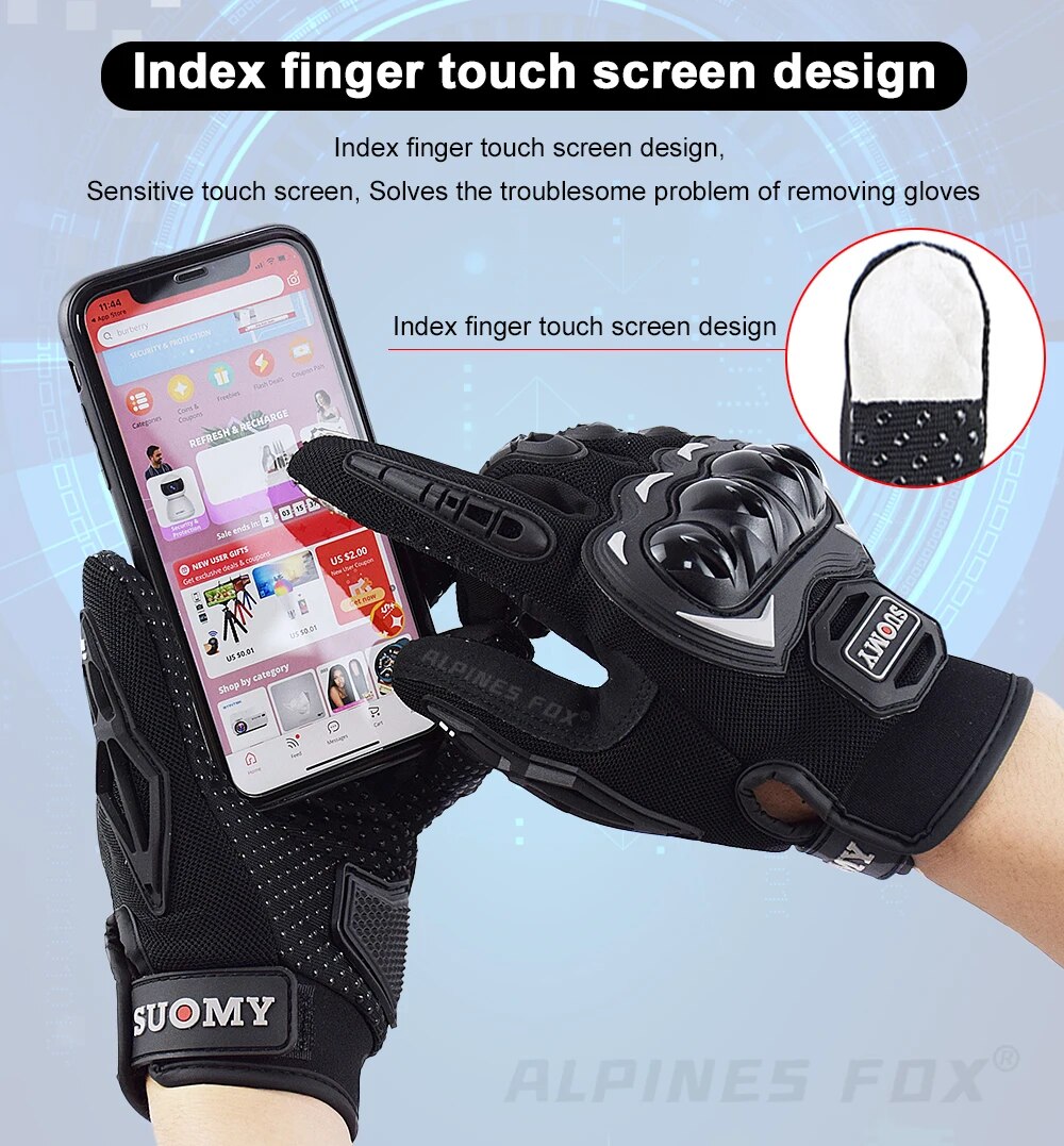 Suomy Motorcycle Gloves Moto T - Leather Driving Glove ulasan dan harga