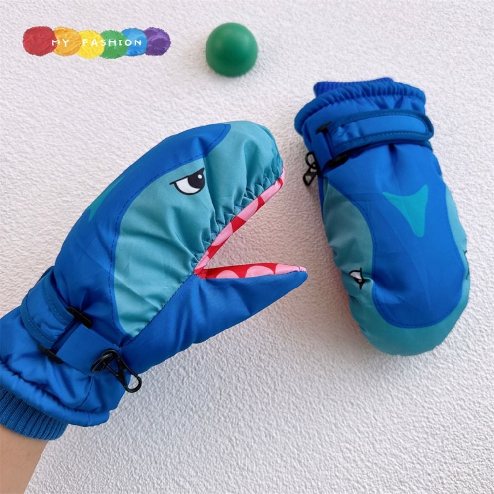 Anti-Slip Cartoon Children Ski - Ski Glove Waterproof ulasan dan harga
