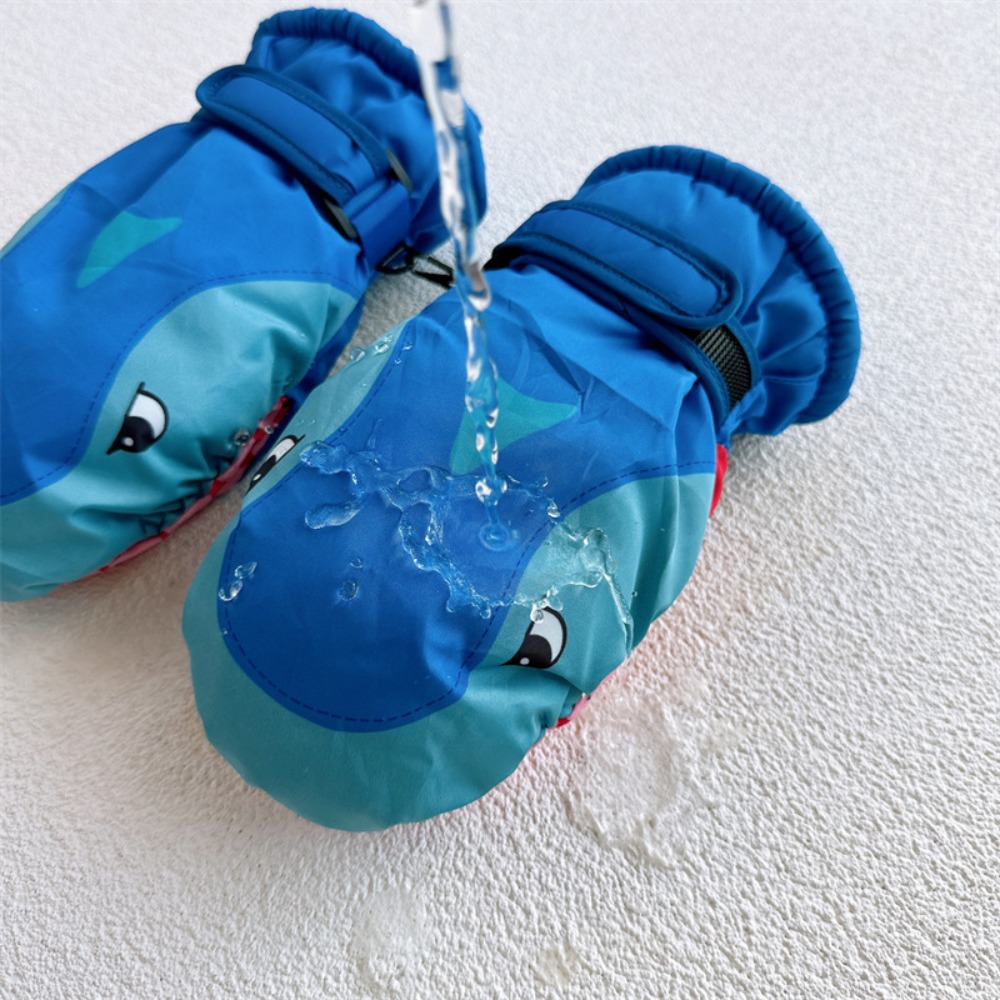 Anti-Slip Cartoon Children Ski - Ski Glove Waterproof ulasan dan harga