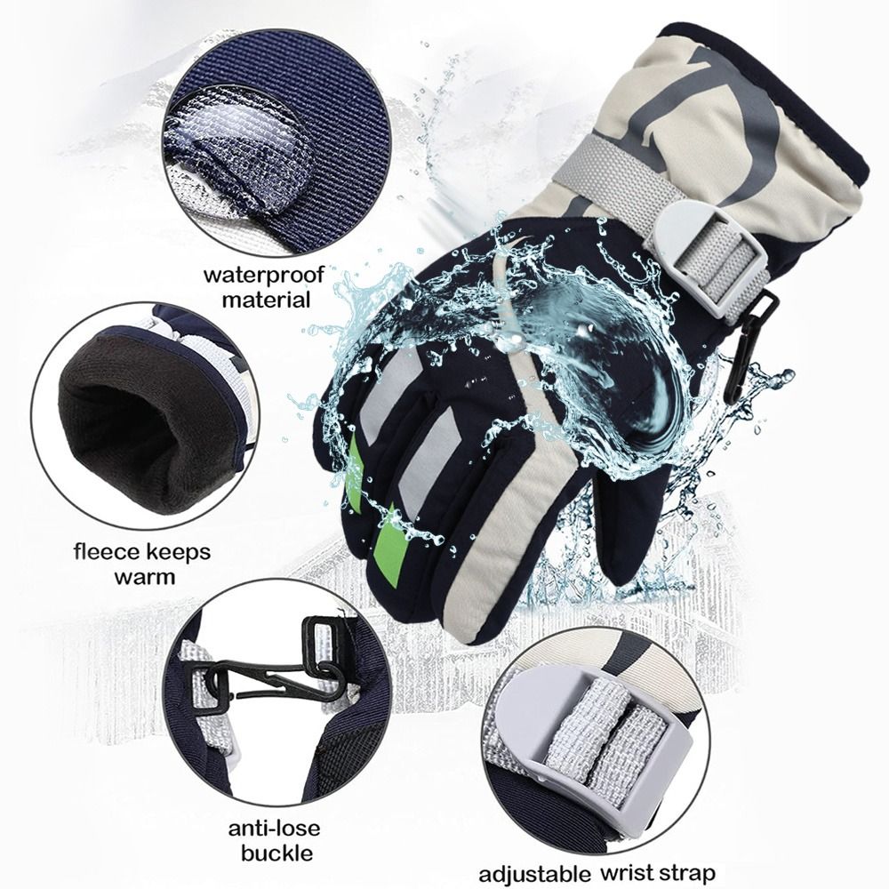 New Fashion Windproof Children - Ski Glove Waterproof ulasan dan harga