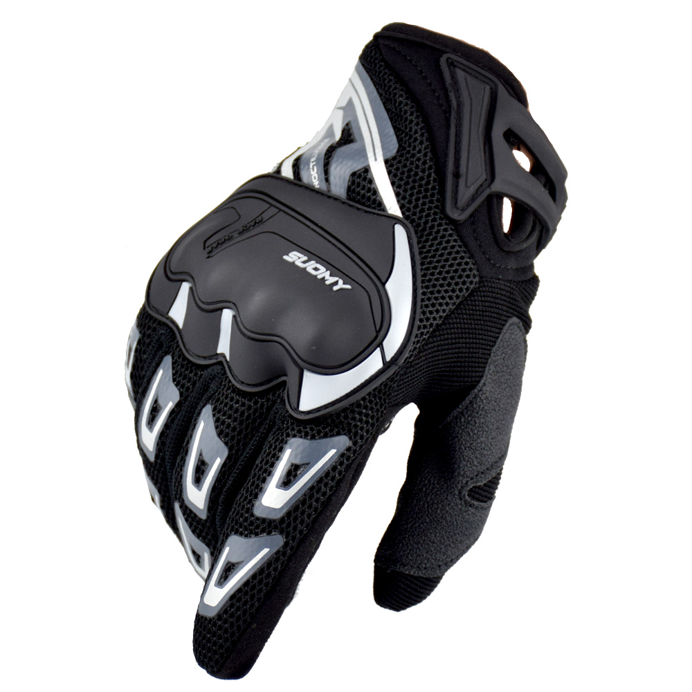 SUOMY Breathable Full Finger R - Leather Driving Glove ulasan dan harga