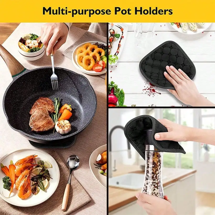 4PCS Silicone Kitchen Microwav - Heat Resistant Glove ulasan dan harga