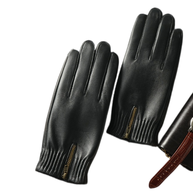 Winter Thicken Warm Retro Glov - Leather Driving Glove ulasan dan harga
