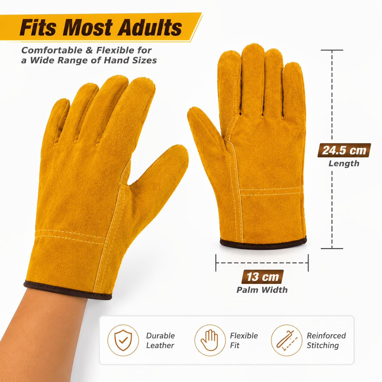 Work Gloves Sheepskin Leather  - Leather Driving Glove ulasan dan harga