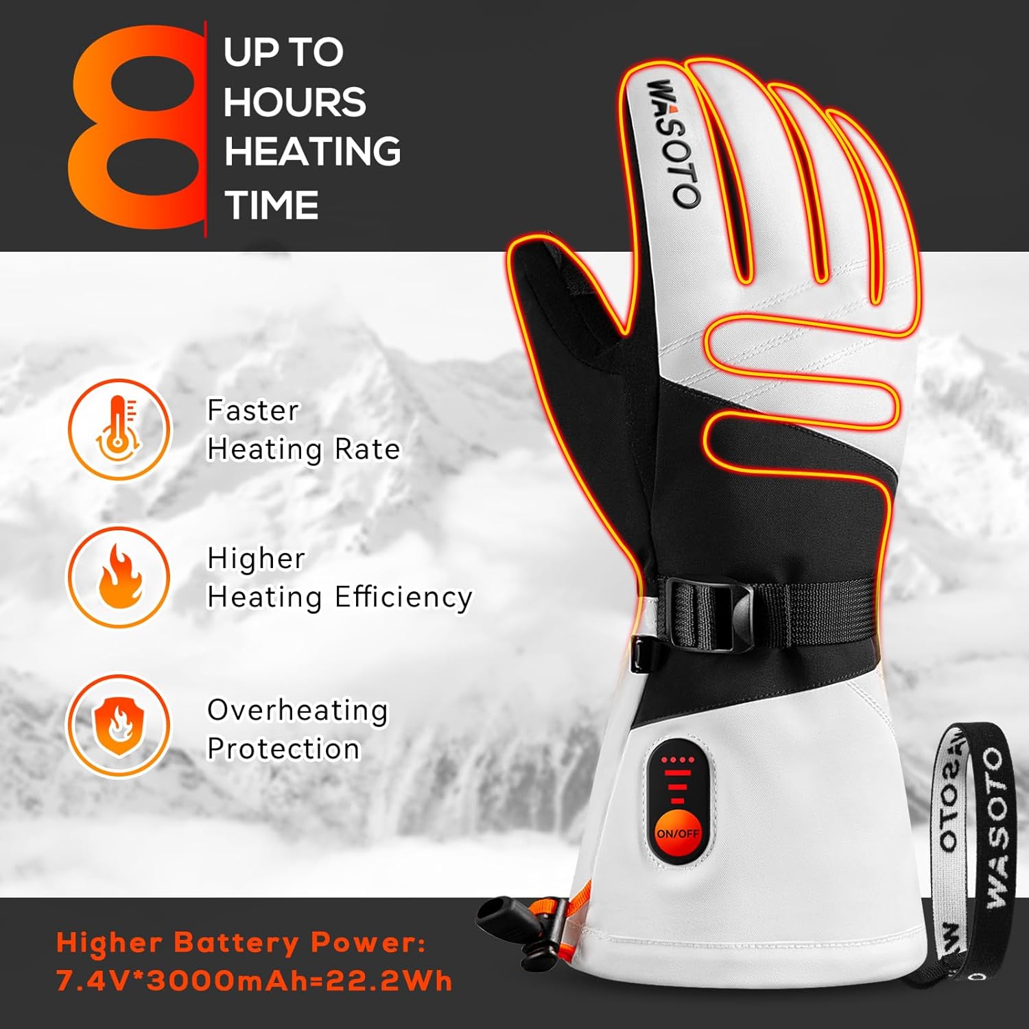 Professional USB Rechargeable  - Ski Glove Waterproof ulasan dan harga