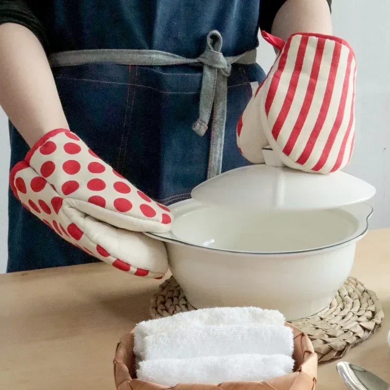 1PC Cotton Oven Mitts and Pot  - Heat Resistant Glove ulasan dan harga