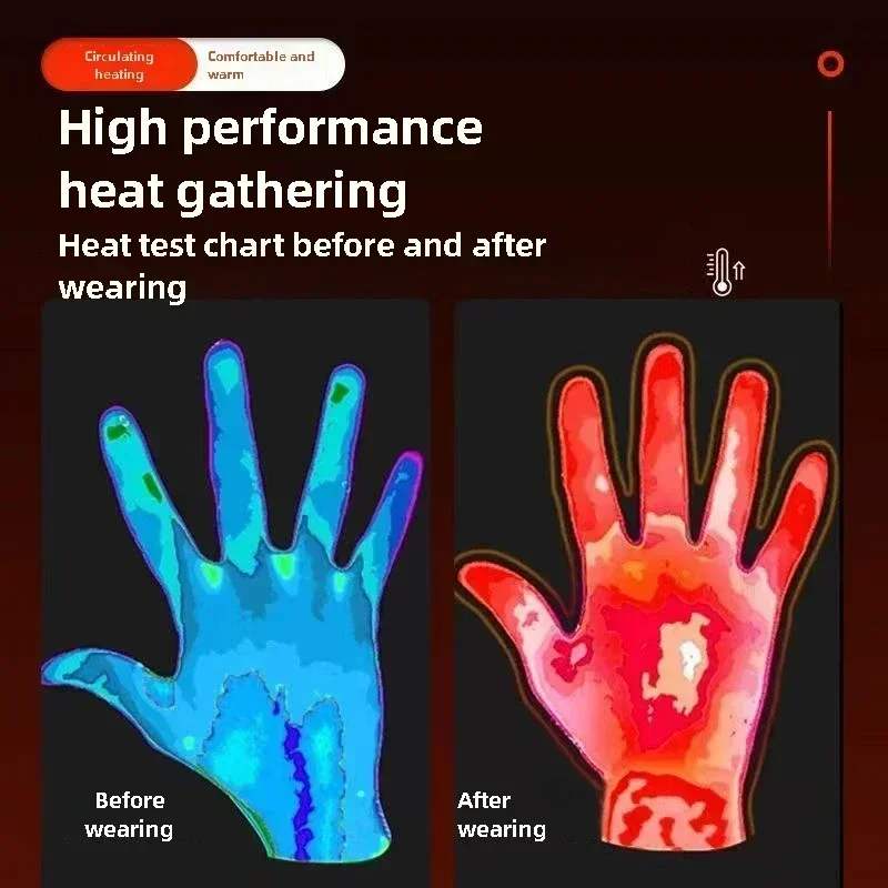 Heated Gloves Hand Warmer Elec - Ski Glove Waterproof ulasan dan harga